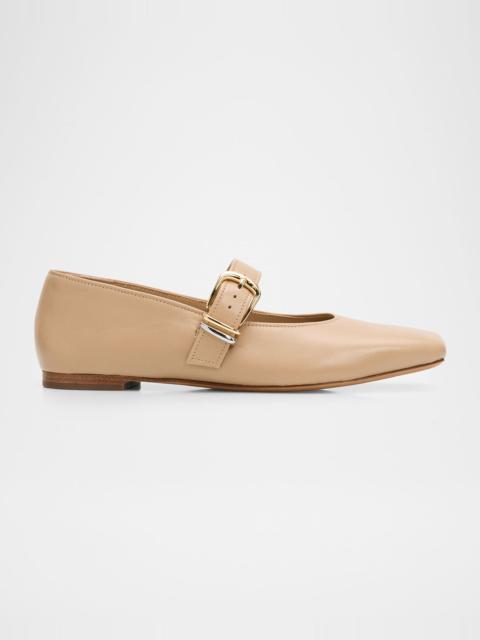 Vince Daniela Leather Ballerina Flats