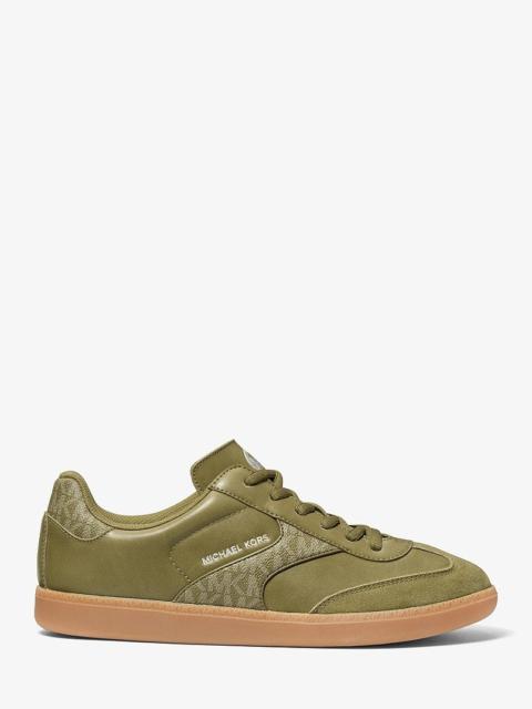 MICHAEL KORS Benny Mixed-Media Sneaker
