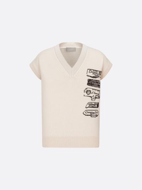 Dior Dior Archives Labels Sweater Vest