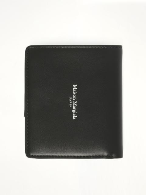 Maison Margiela Maison Margiela Flip Wallet in Black/Silver