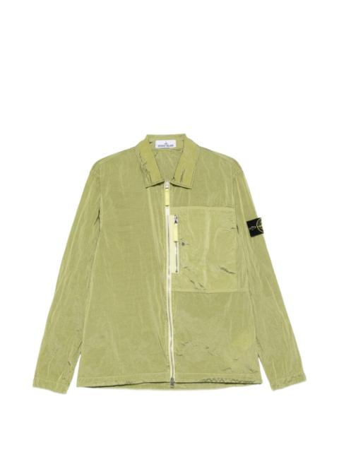 Stone Island zip-up pocket-detail shirt jacket