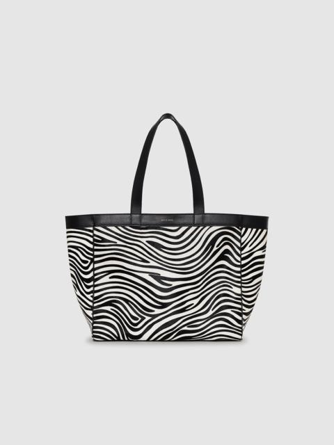 ANINE BING Medium Rio Tote - Zebra