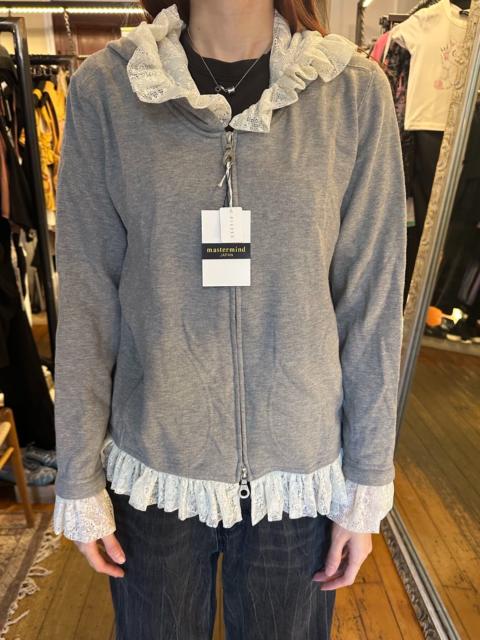 mastermind JAPAN mastermind Japan Sample Grey Lace Skull Zip-Up Hooded Sweater