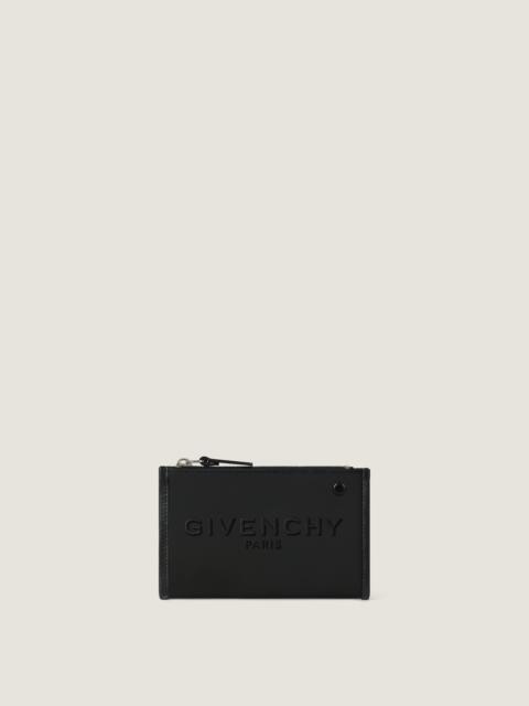 Givenchy GIVENCHY CARGO ZIPPED CARD HOLDER IN CANVAS