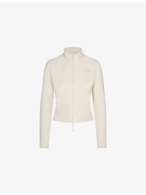 SKIMS Fleece Lounge FItted Jacket