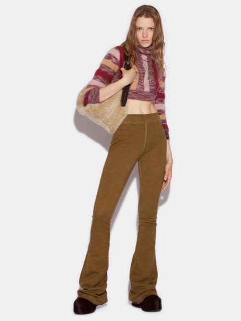 DSQUARED2 FLARED HIGH WAISTED LONG PANTS