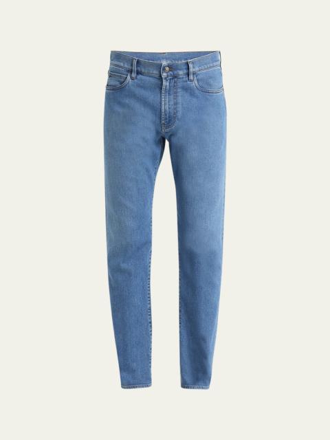 Loro Piana Men's Quarona Kurashiki Slim Denim Trousers
