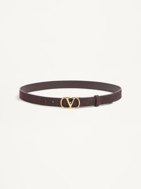 Valentino VLOGO SIGNATURE SUEDE BELT