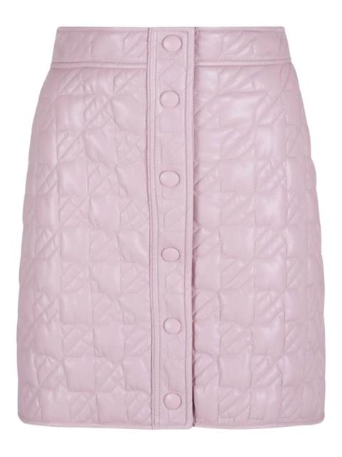 MSGM quilted mini skirt