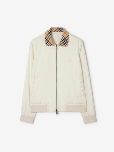 Burberry Gabardine Glenfields Bomber Jacket