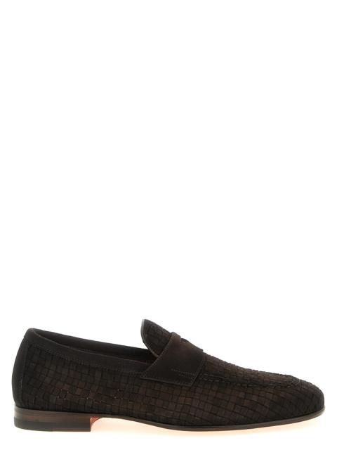Santoni Carlo loafers Brown
