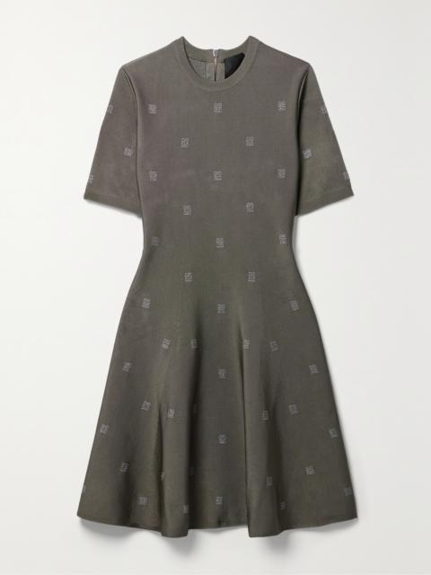 Givenchy 4g Stretch Jacquard-knit Mini Dress
