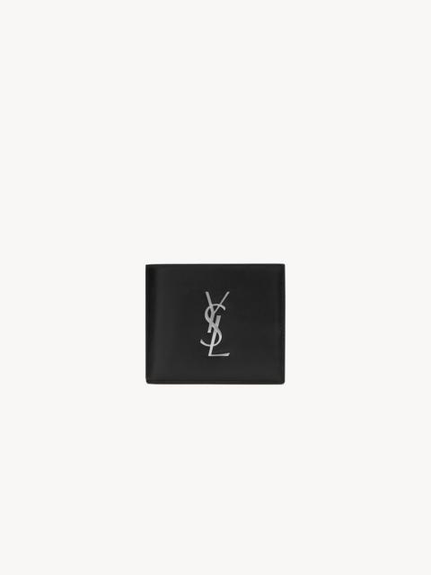 SAINT LAURENT CASSANDRE EAST/WEST WALLET IN SMOOTH LEATHER