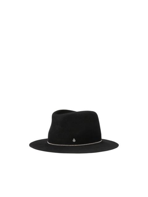 MAISON MICHEL André logo-detail fedora hat