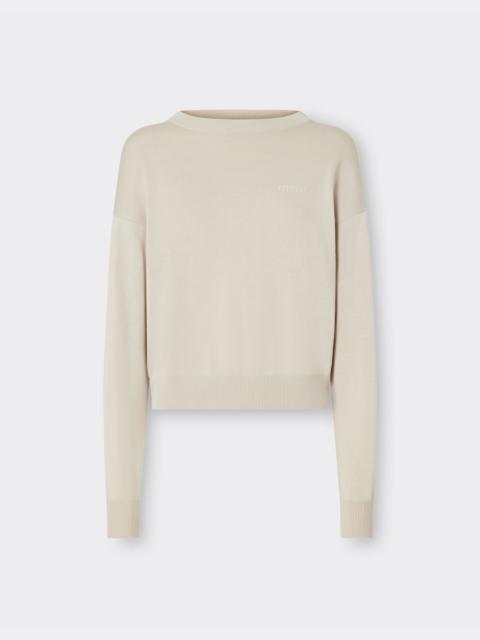 Ferrari Cotton and silk long sleeve sweater