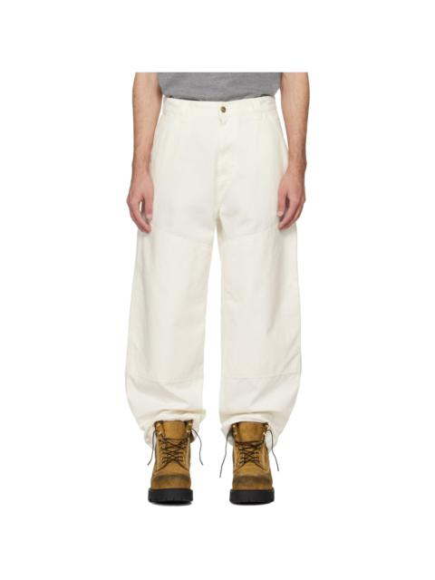 Carhartt Off-White Wide Panel Trousers