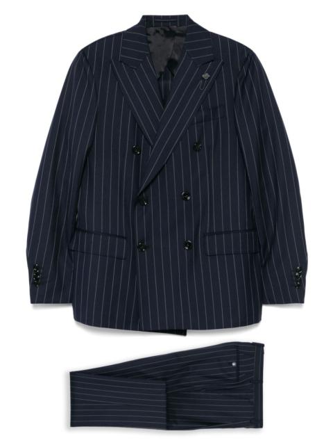 LARDINI pinstriped suit