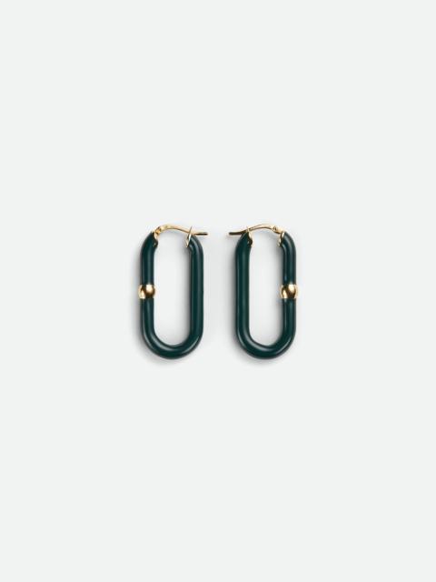 Bottega Veneta Chain Hoop Earrings