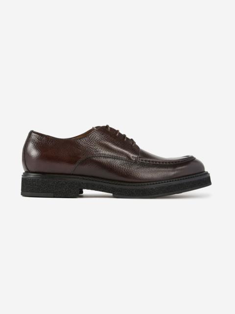 SLOWEAR Lace-up shoe in hammered leather