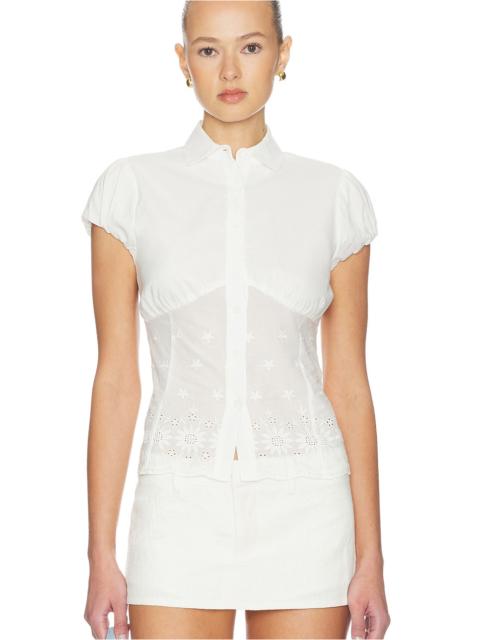 GUIZIO Rinka Embroidered Blouse