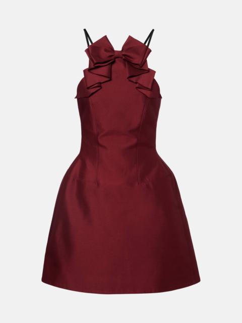 SHUSHU/TONG Bow-detail minidress