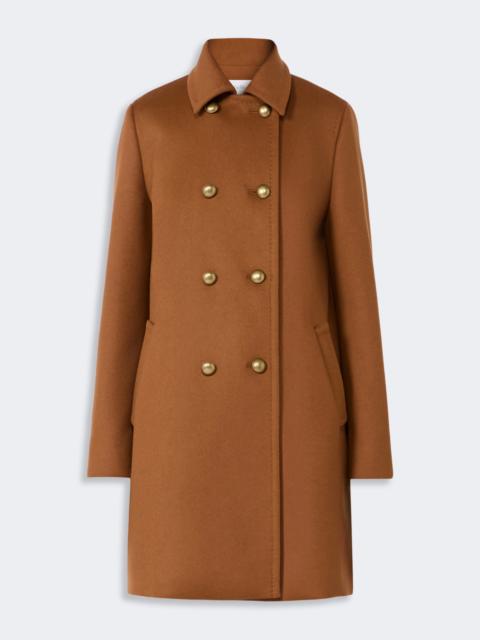 Max Mara MARANTA Double-breasted wool broadcloth coat - TOBACCO