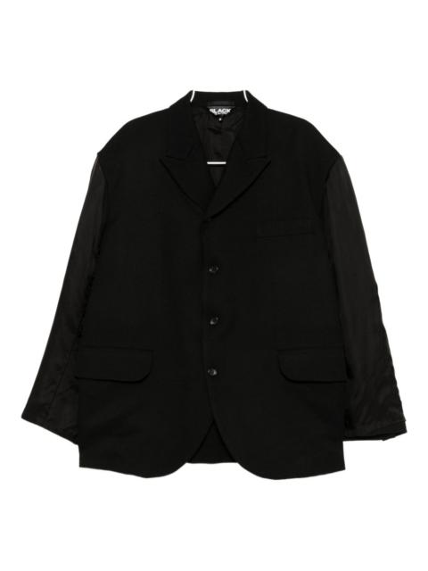BLACK COMME des GARÇONS single-breasted blazer