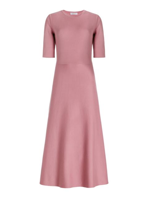 Seymore Knit Dress in Rose Cashmere Wool with Silk