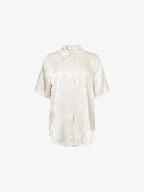 Holzweiler Luka Jacquard Floral Woven Shirt