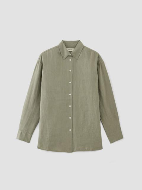 EVERLANE THE BOYFRIEND SHIRT IN LINEN