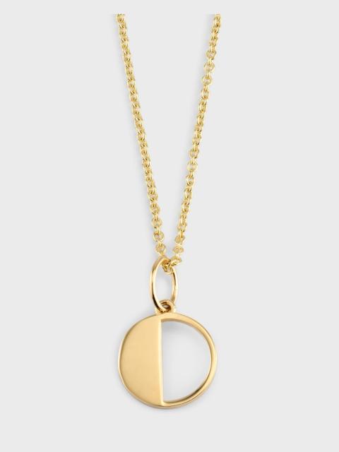 SYDNEY EVAN 14K Pure Block Initial Necklace