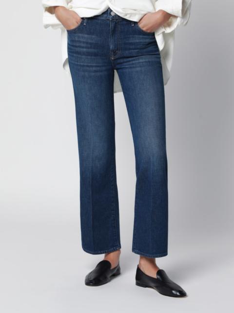MOTHER The Lil Kick It jeans in dark blue washed denim