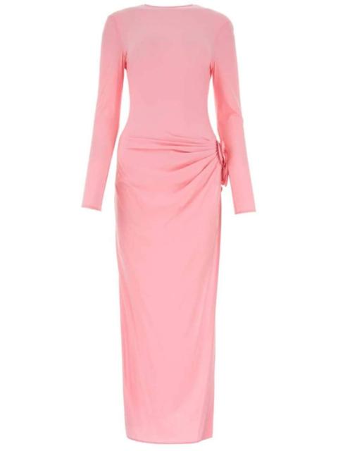 MAGDA BUTRYM floral-appliquéd maxi dress