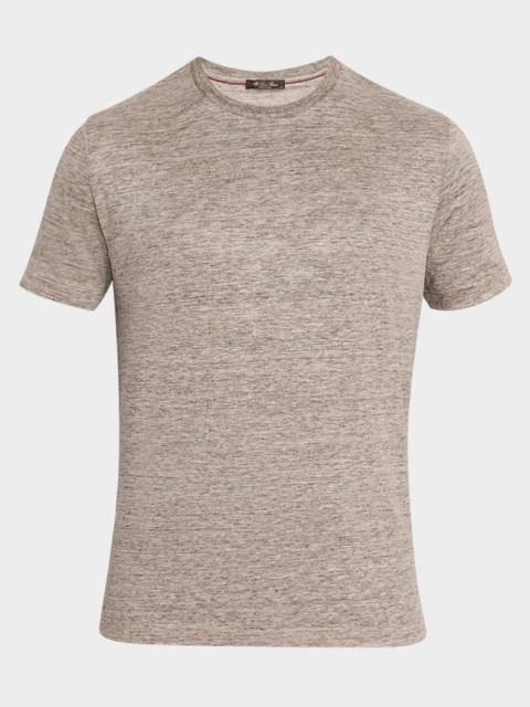 Loro Piana Men & apos;s Sam Linen Crewneck T-Shirt