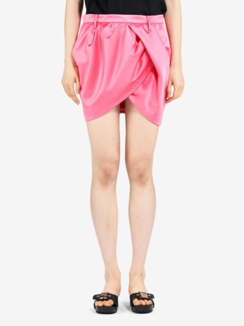 N°21 WRAP-DETAIL MINI SKIRT