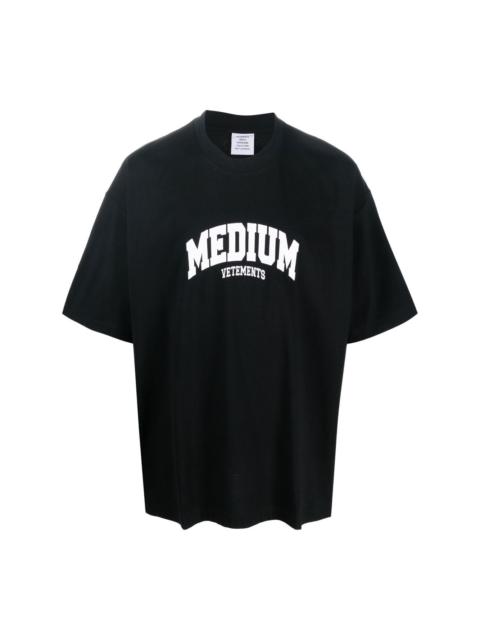 VETEMENTS Medium logo-printed shirt
