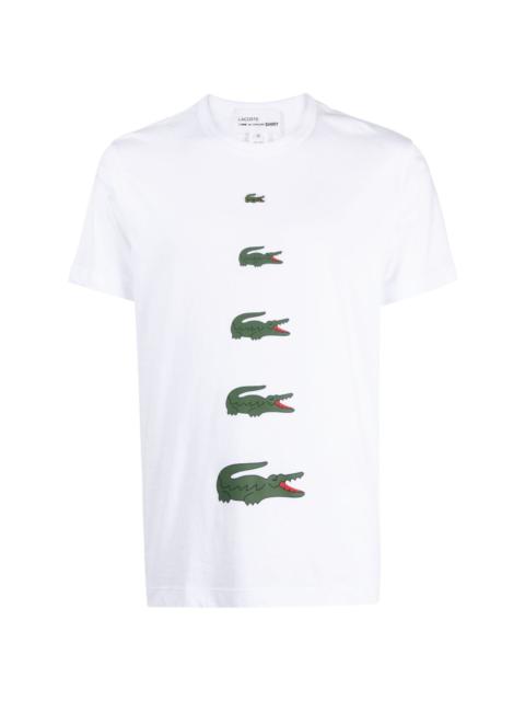 x Lacoste logo-print T-shirt