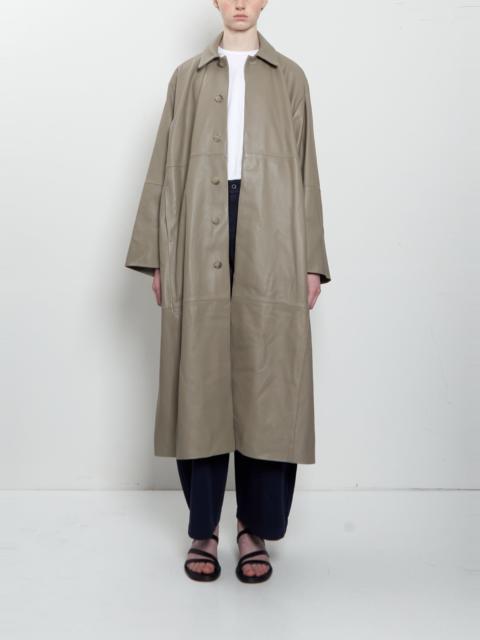 LAUREN MANOOGIAN Napa Leather Car Coat