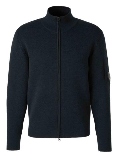 C.P. Company zip-up knit jersey