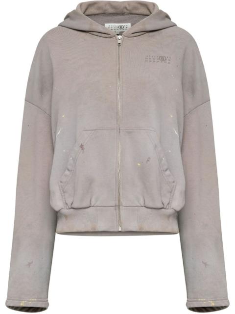 MM6 Maison Margiela numbers-print hoodie