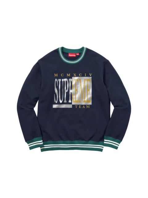 Supreme Supreme Team Crewneck Navy