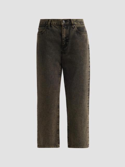 FRAME Women's The Hang Wide-Leg Crop Jeans - Dune Oxide