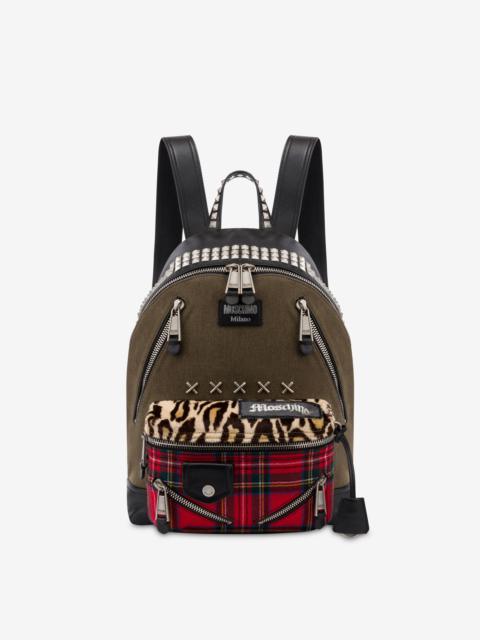 Moschino MILITARY PATCHWORK BACKPACK