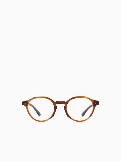 GIORGIO ARMANI MEN’S PANTO GLASSES