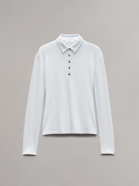 rag & bone The Knit Rib Polo Shirt