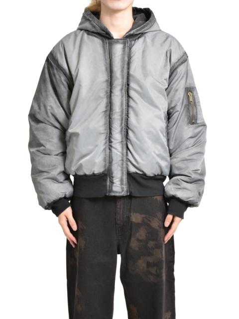 新品 NO/FAITH STUDIOS REVERSIBLE BOMBER REVERSIBLE ONYX BOMBER JACKET GREY – NO/FAITH STUDIOS