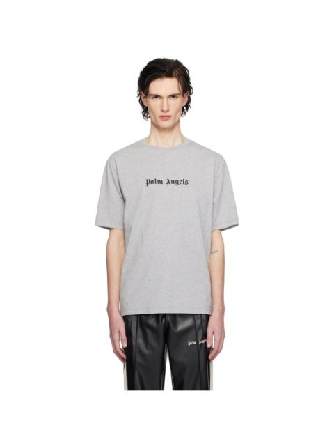 Palm Angels Gray Slim Fit T-Shirt