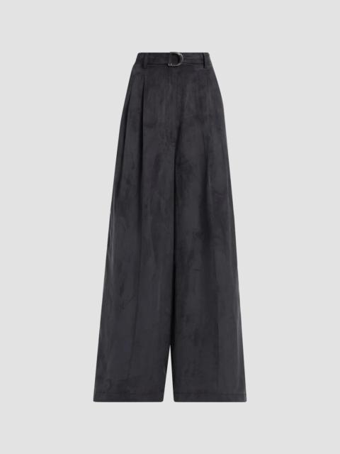 Helmut Lang Women's Relaxed-Fit Wide-Leg Trousers - Indigo