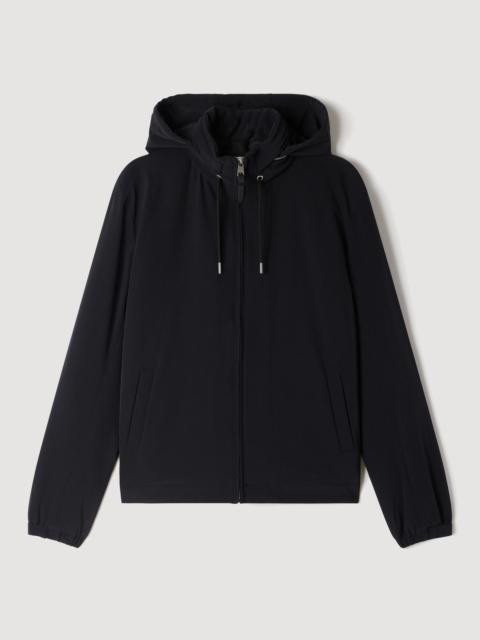Sandro HOODED ZIP-UP JACKET