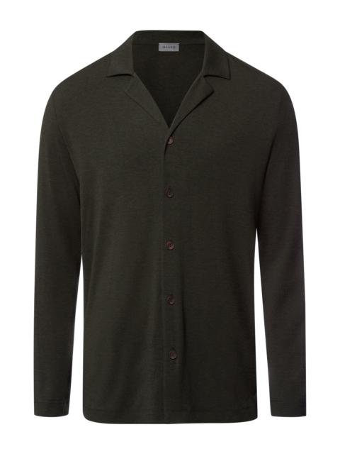 HANRO Casuals Notch Collar Button Front Shirt